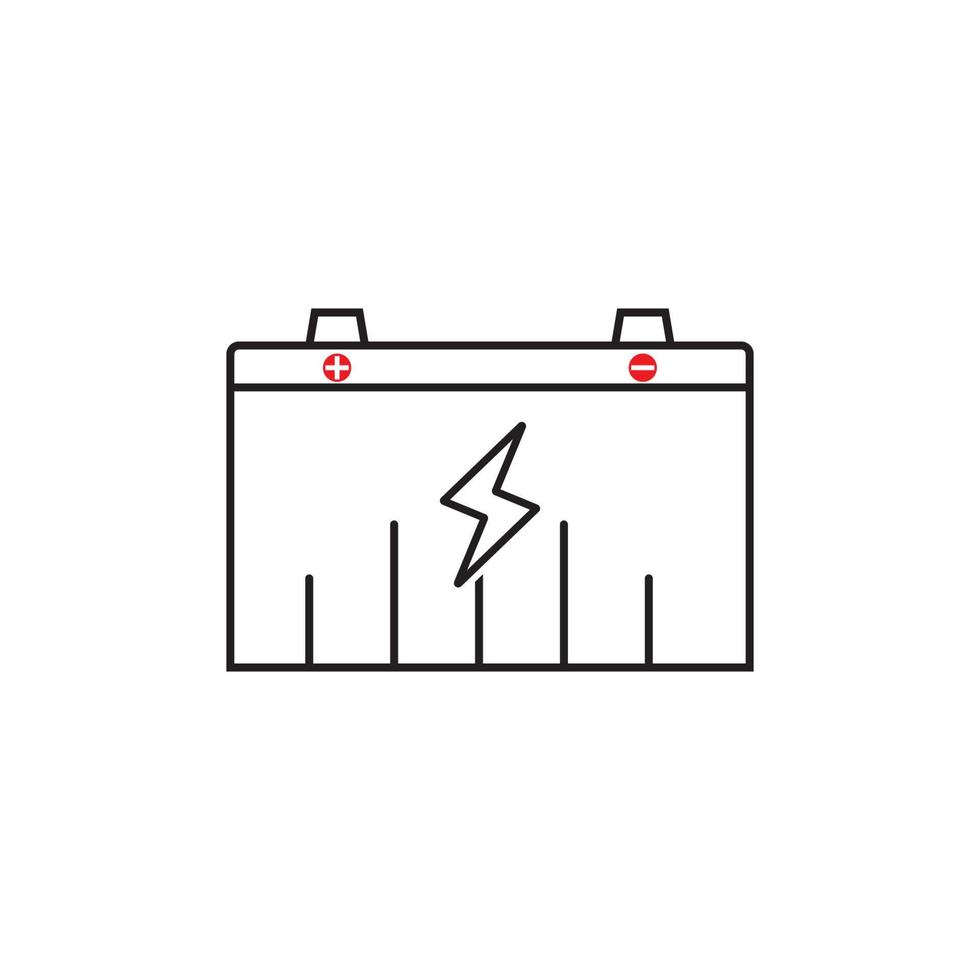 vettore icona batteria