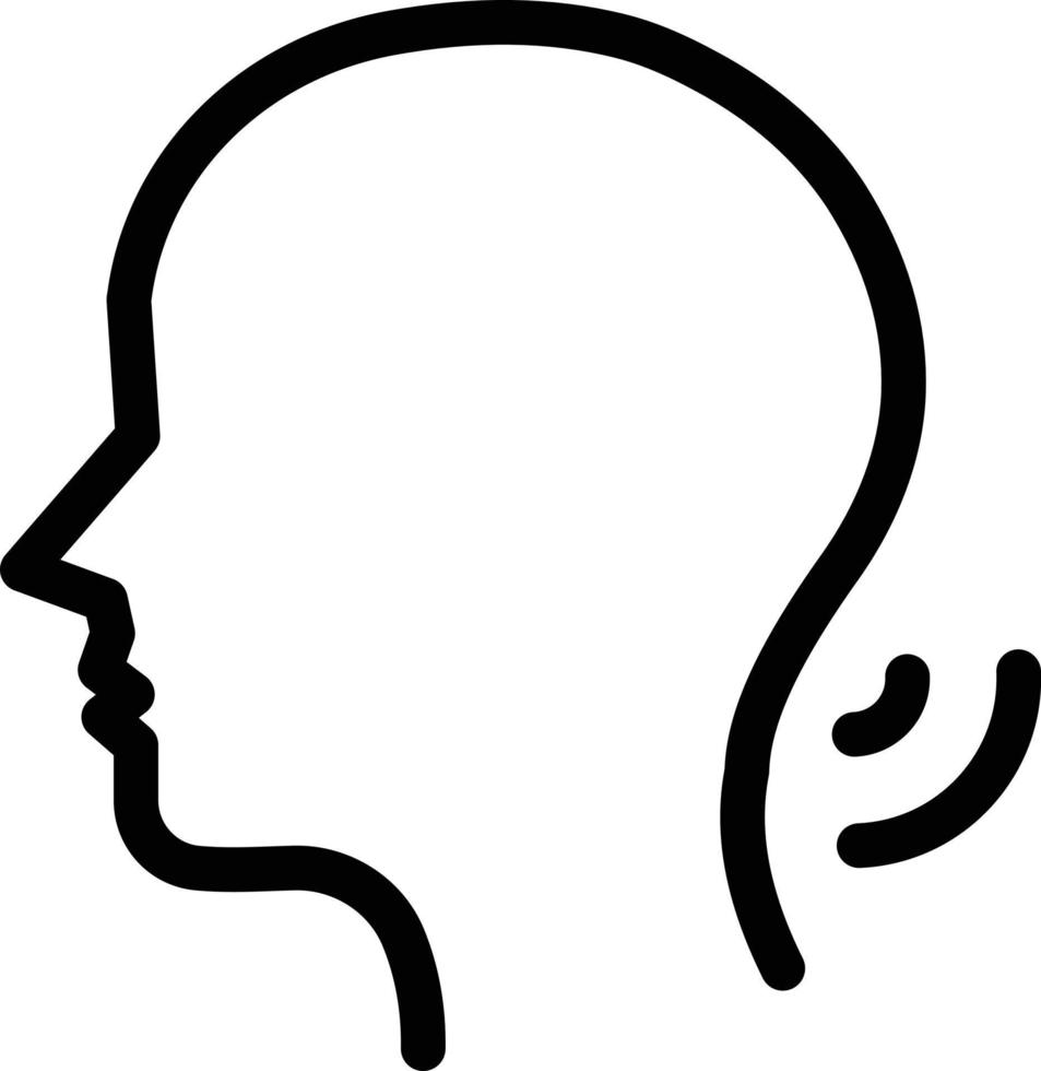 illustrazione vettoriale di mal di testa su uno sfondo simboli di qualità premium. icone vettoriali per il concetto e la progettazione grafica.