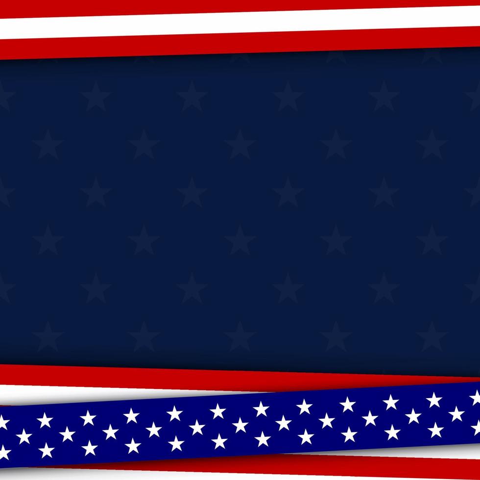 americano bandiera sfondo per qualunque evento vettore