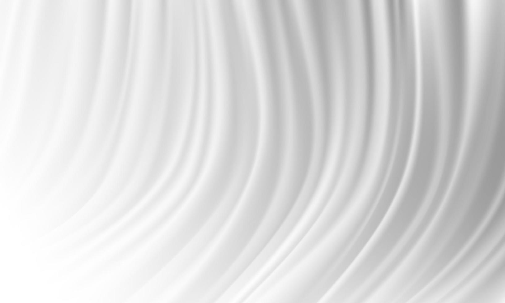 realistico bianca tessuto strisce onda lusso sfondo struttura vettore