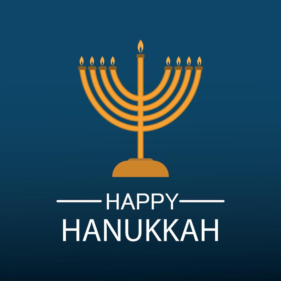 contento hanukkah modello design vettore