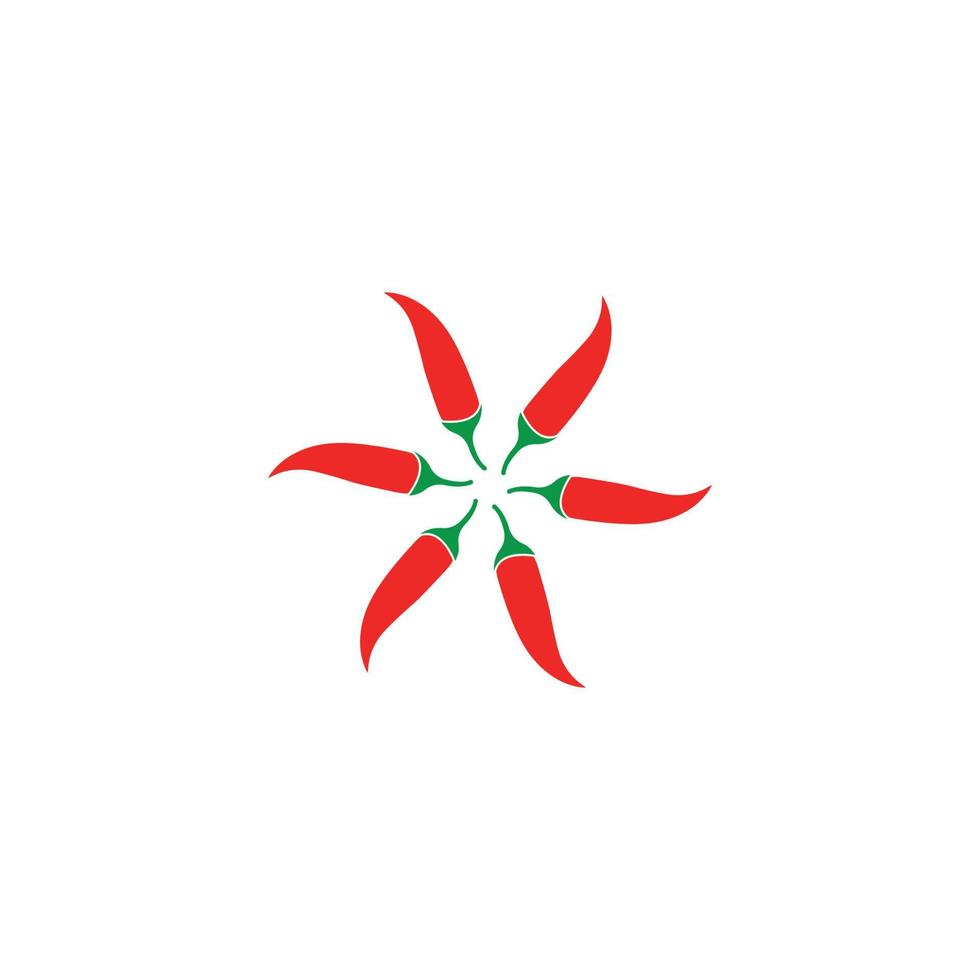 chili logo modello simbolo vettore icona