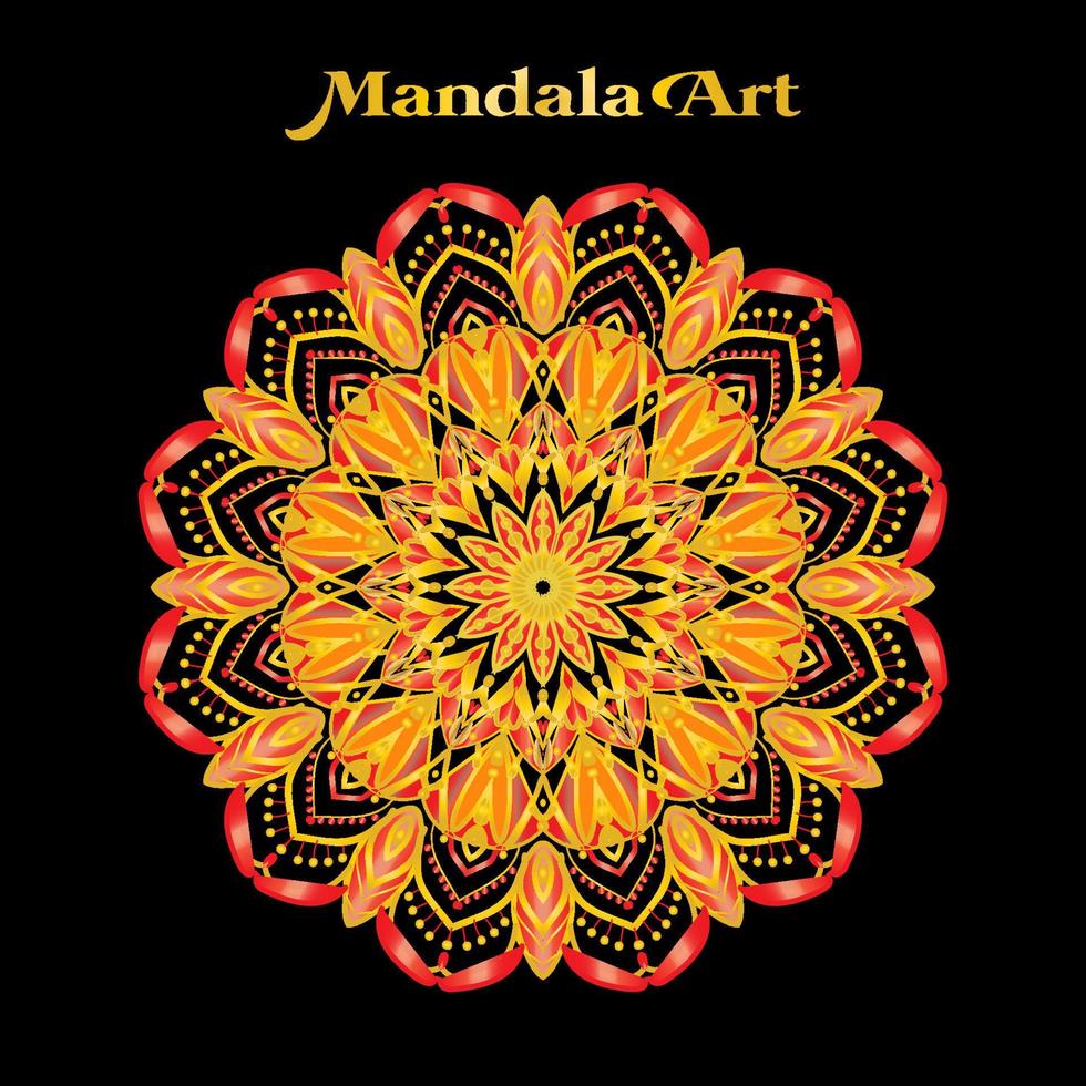 mandala arte vettore design