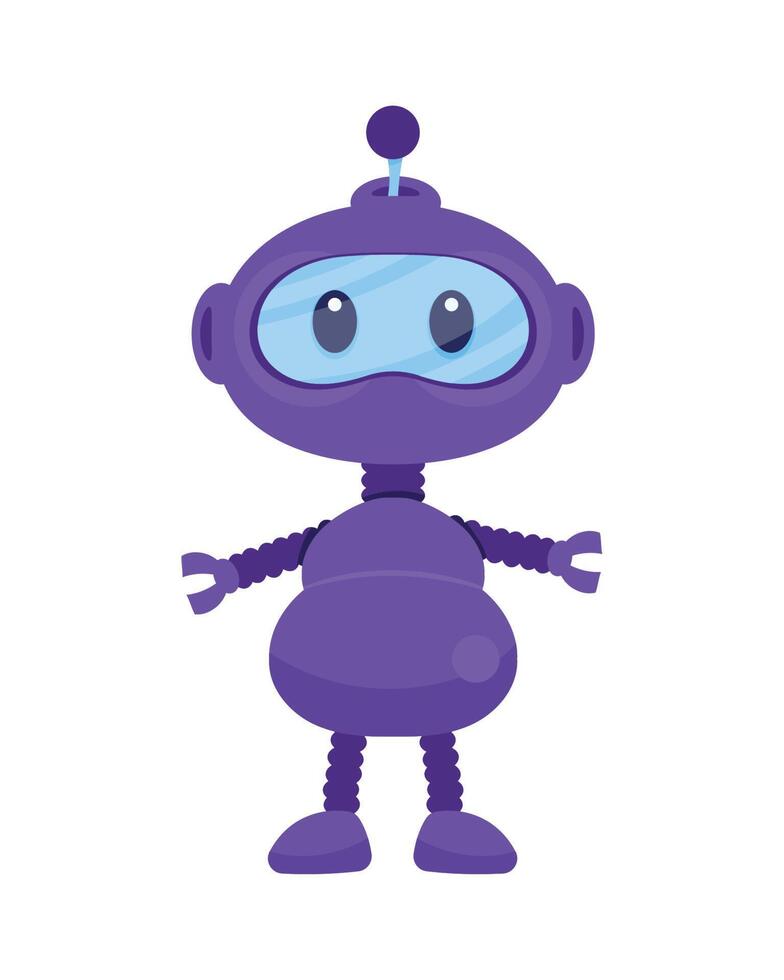 viola robot elettronico vettore