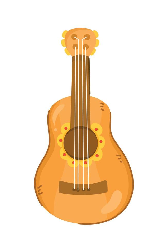 strumento musicale di chitarra vettore