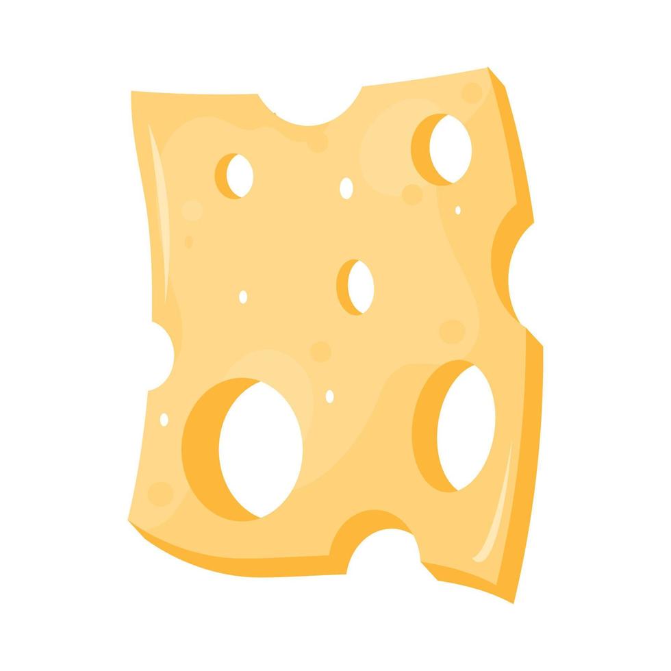 cheedar formaggio affettato vettore