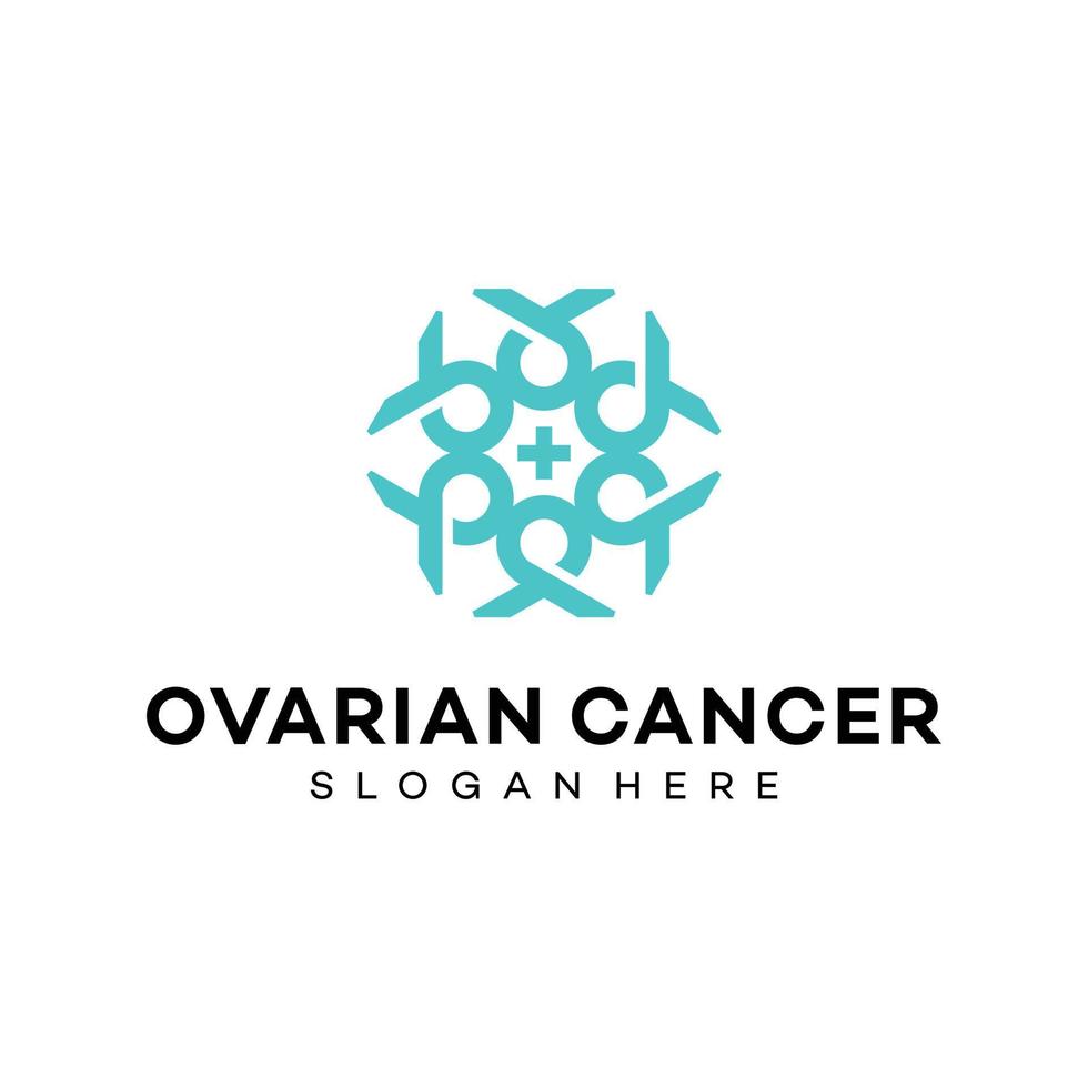 logo per un' senza scopo di lucro raccolta i soldi per fondo cancro ricerca vettore