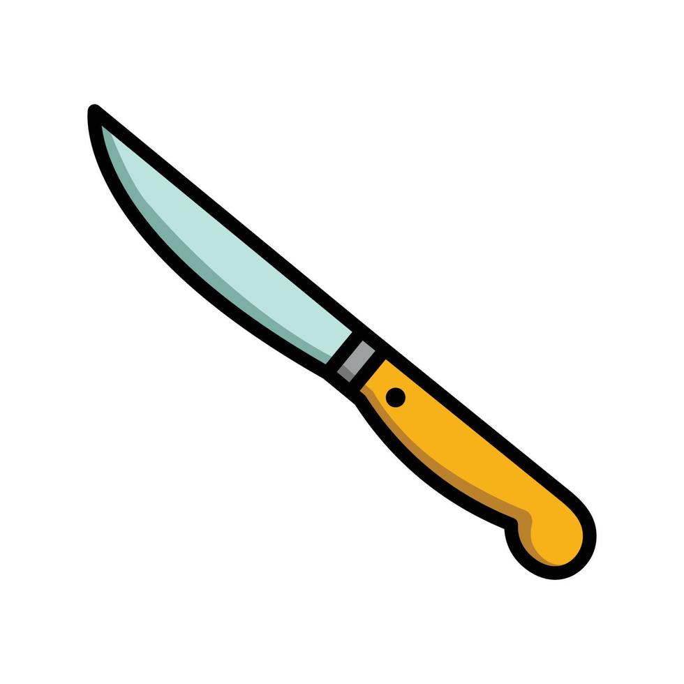 modello di disegno vettoriale icona coltello