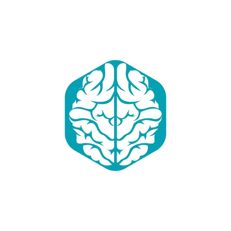 creativo cervello logo design. pensare idea concept.brainstorming energia pensiero cervello logotipo icona. vettore