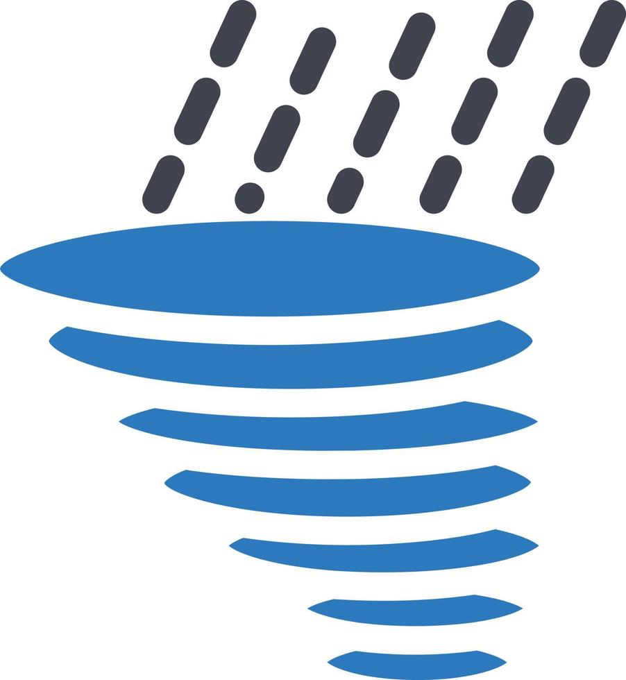 illustrazione vettoriale di tornado su uno sfondo. simboli di qualità premium. icone vettoriali per il concetto e la progettazione grafica.