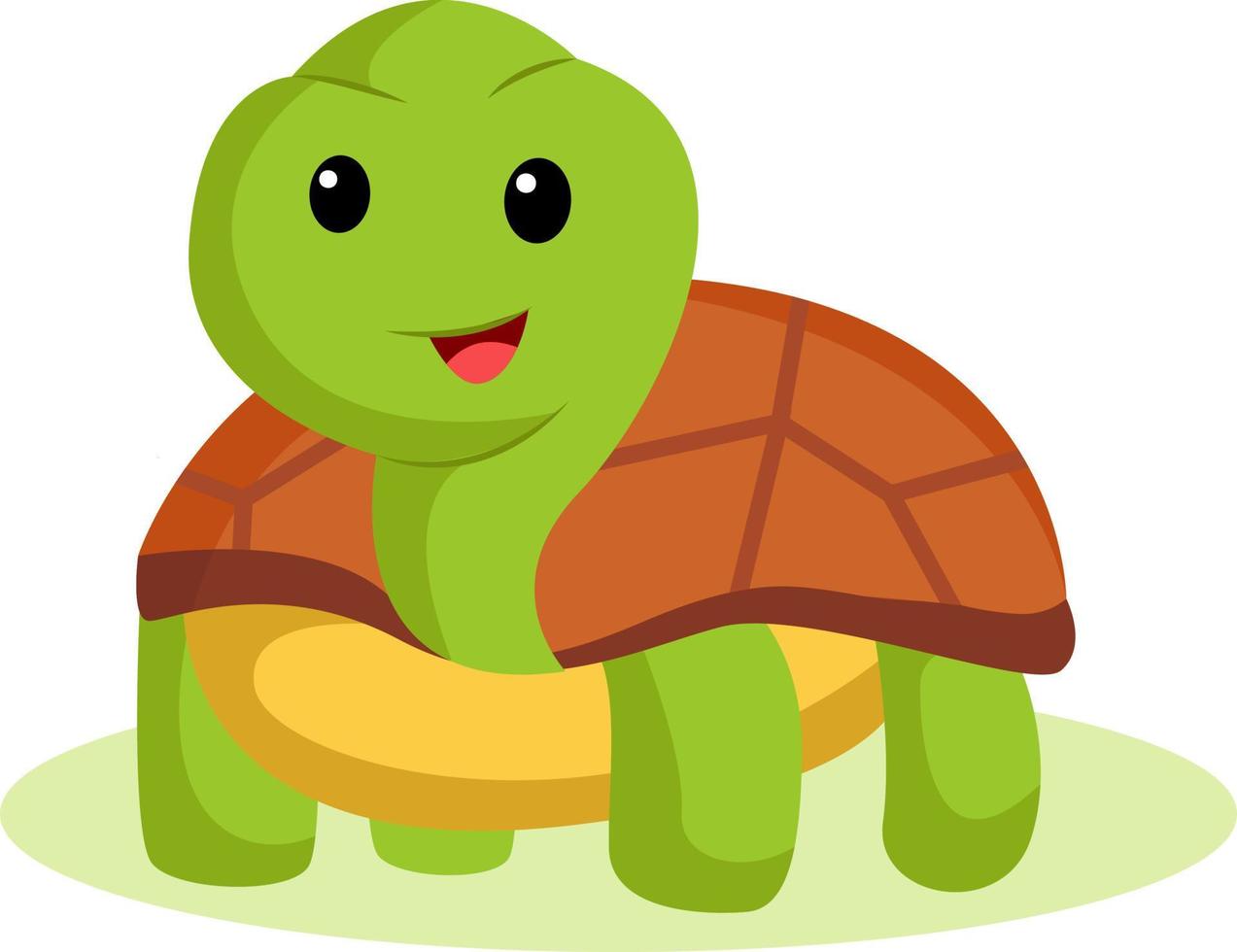tartaruga personaggio design illustrazione vettore