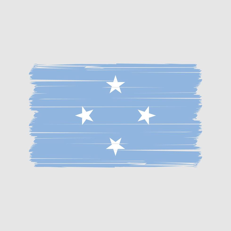 micronesia bandiera vettore. nazionale bandiera vettore