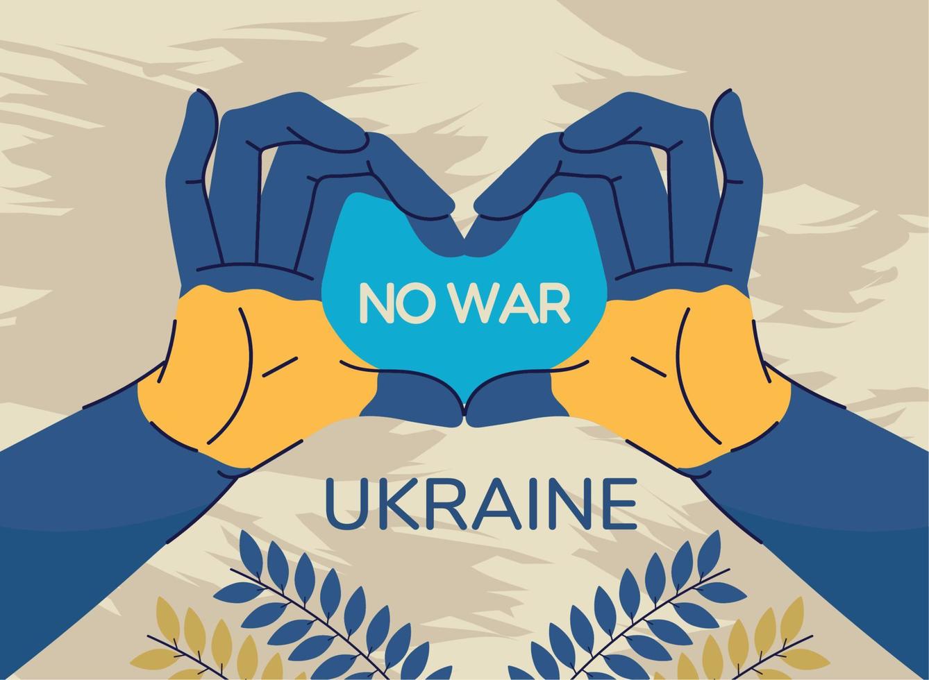 Ucraina no guerra, carta vettore