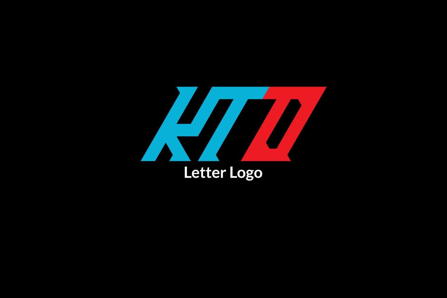 kto lettera logo vettore