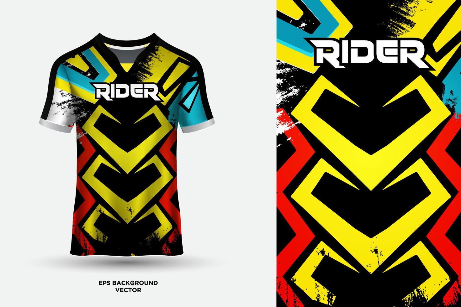 futuristico t camicia maglia design adatto per gli sport, da corsa, calcio, gioco e e gli sport vettore
