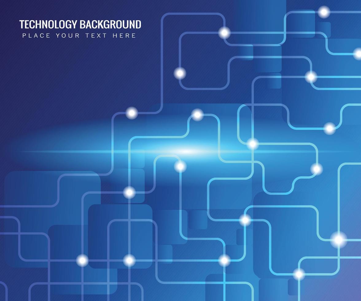 circuito tecnologia sfondo con hi-tech digitale dati connessione sistema e computer elettronico design vettore