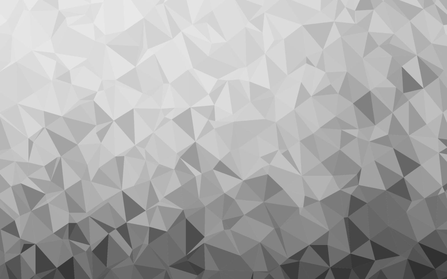 copertina low poly argento chiaro, grigio vettoriale. vettore