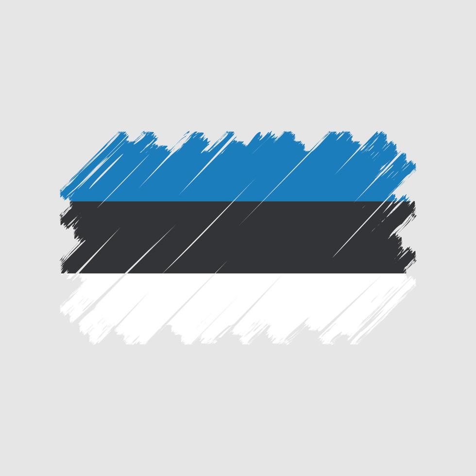 vettore di bandiera dell'estonia. bandiera nazionale
