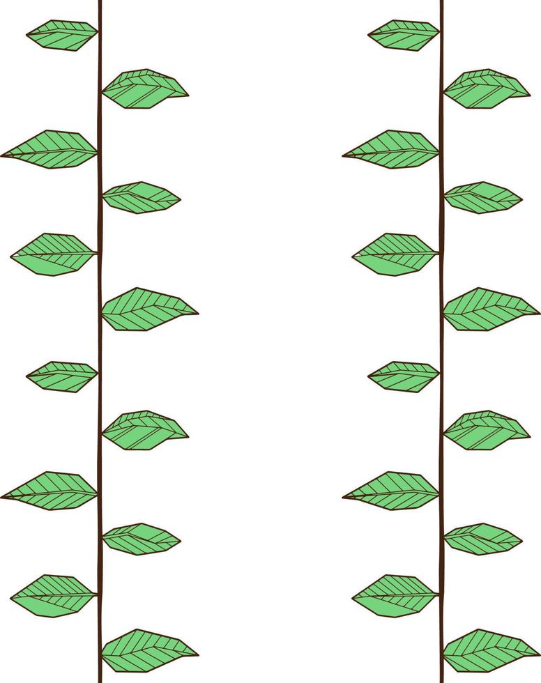 senza soluzione di continuità modello con colorato mano disegnare geometrico le foglie. di moda tessile vettore Stampa