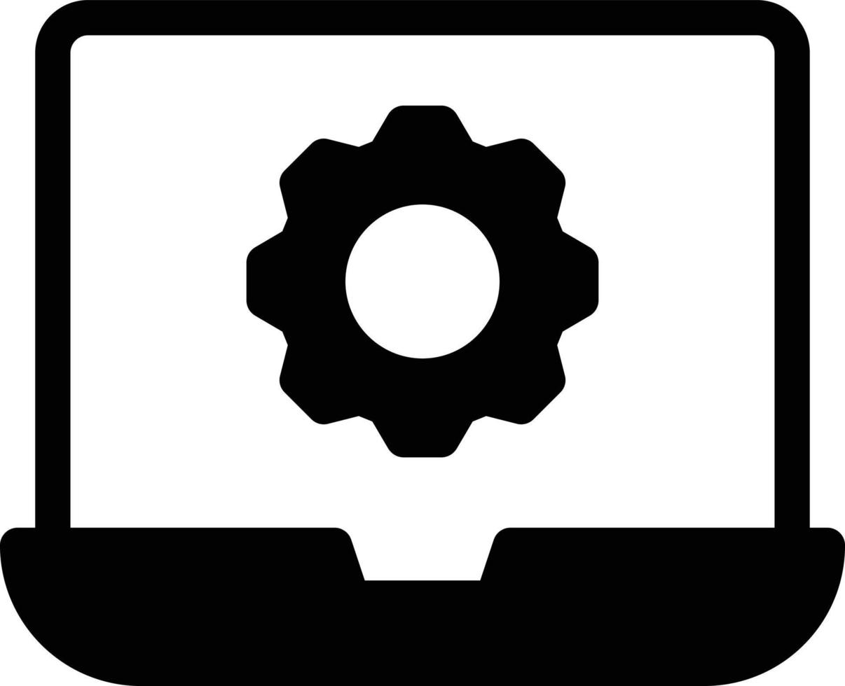 illustrazione vettoriale del laptop su uno sfondo. simboli di qualità premium. icone vettoriali per il concetto e la progettazione grafica.