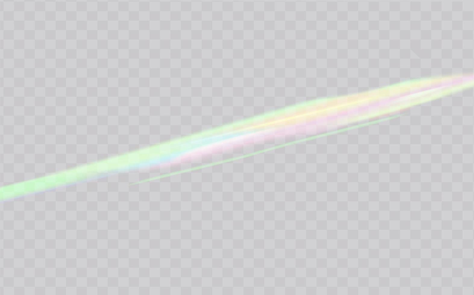 arcobaleno punti salienti su un' nero sfondo.riflesso o riflessione a partire dal acqua e vetro.scintillante particelle per sociale media sfondi, Prodotto presentazioni, foto colpi. vettore