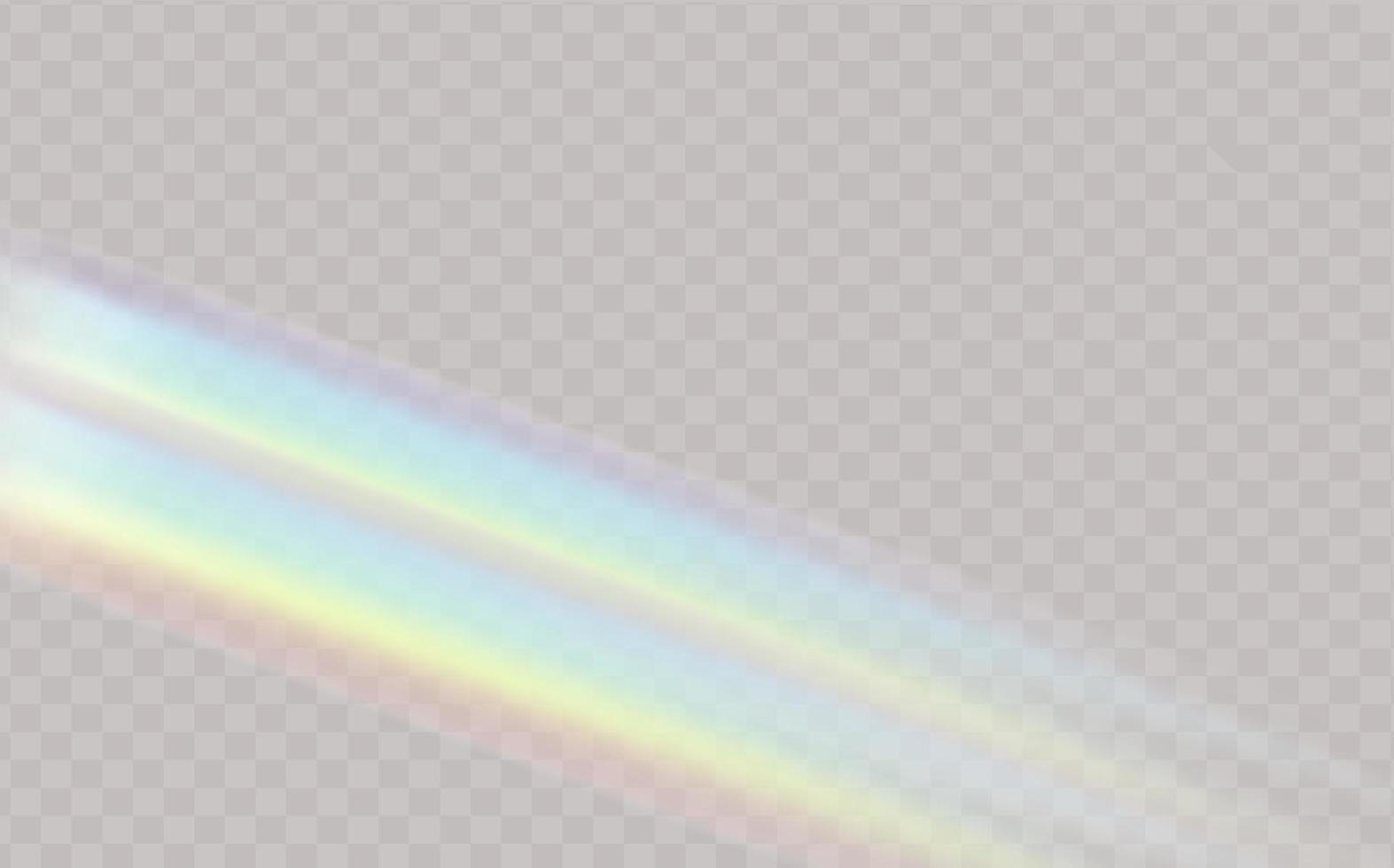 arcobaleno punti salienti su un' nero sfondo.riflesso o riflessione a partire dal acqua e vetro.scintillante particelle per sociale media sfondi, Prodotto presentazioni, foto colpi. vettore