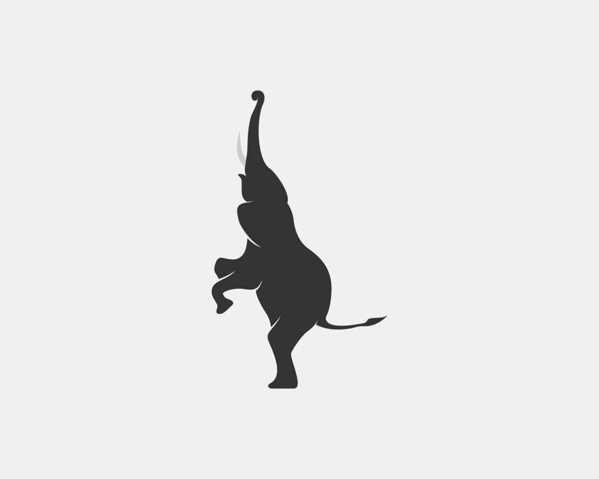 elefante vettore silhouette