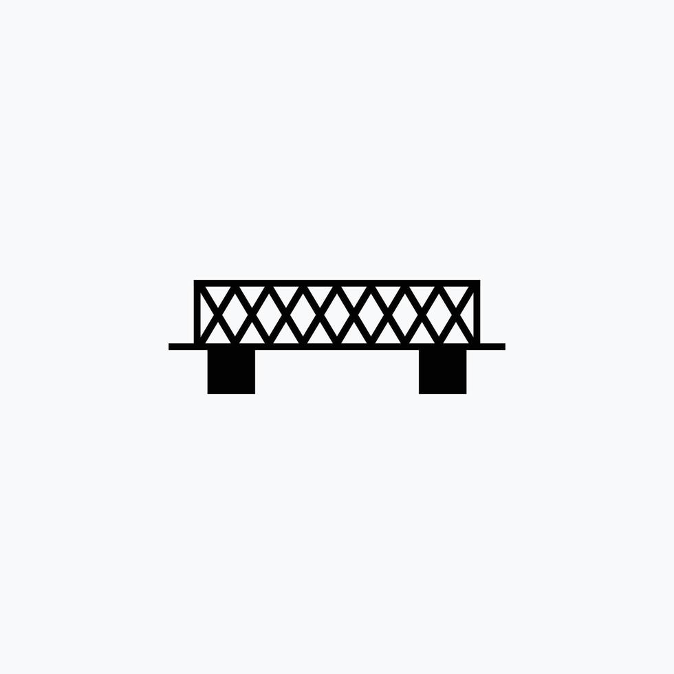 ponte struttura design icona vettore