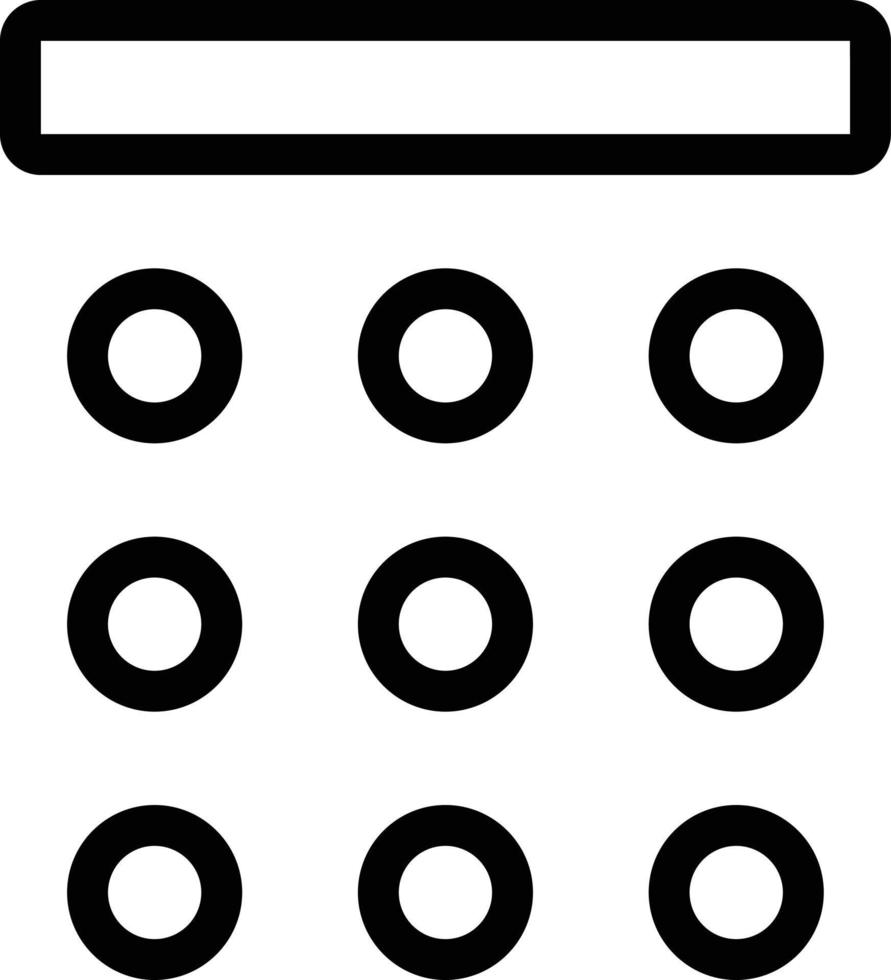 Codice PIN vettore illustrazione su un' sfondo.premio qualità simboli.vettore icone per concetto e grafico design.