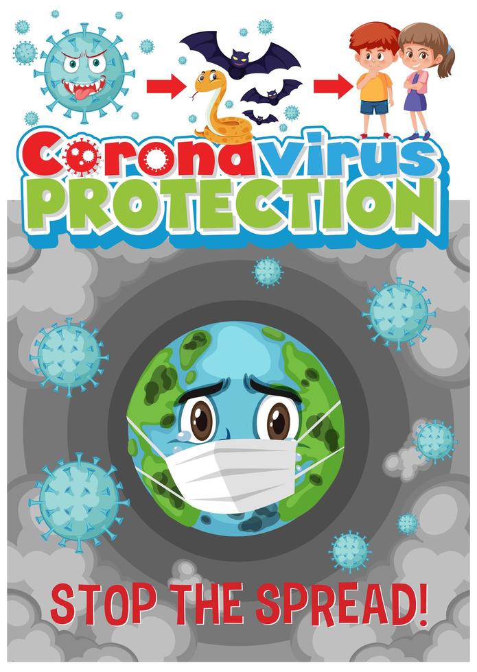 '' ferma la diffusione '' coronavirus vettore