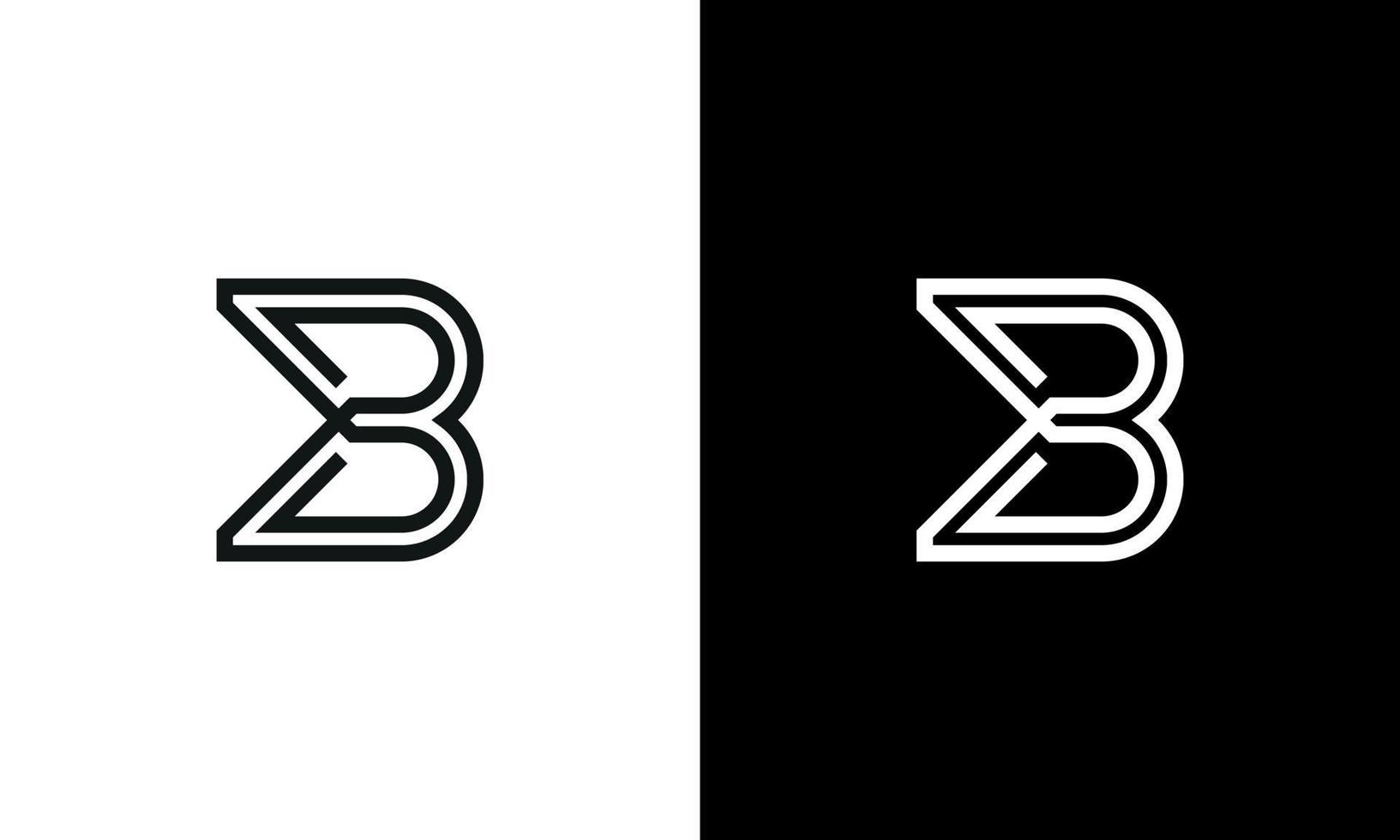 lettera B vettore logo gratuito modello gratuito vettore