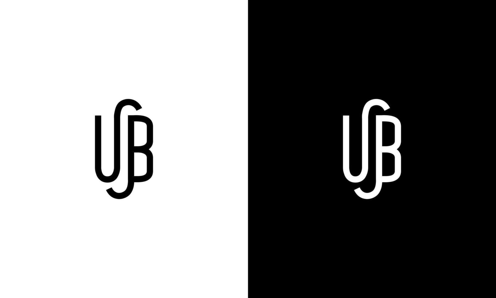 lettera ub vettore logo gratuito modello gratuito vettore