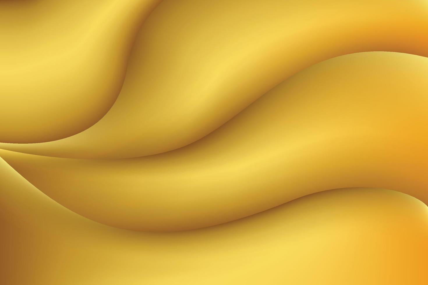 lucido d'oro astratto fluido sfondo design vettore grafico