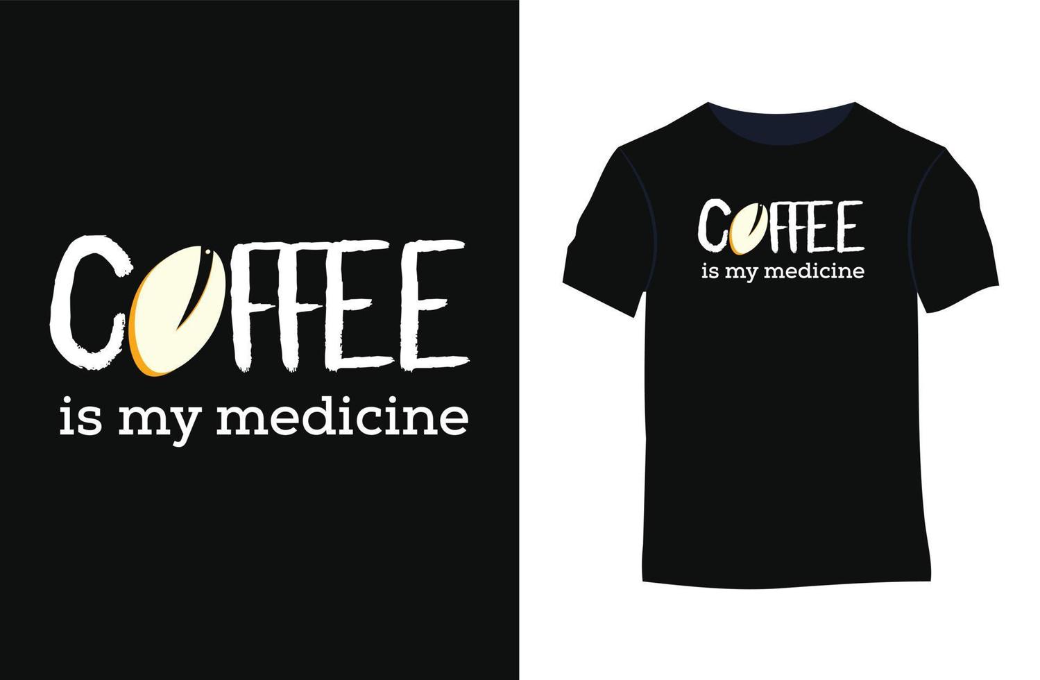 caffè tipografia citazioni vettore maglietta design