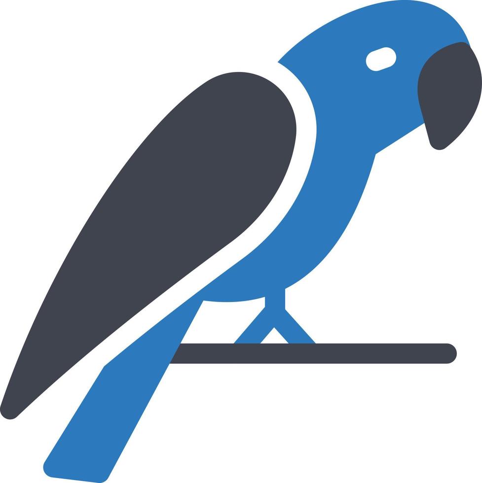 illustrazione vettoriale pappagallo su uno sfondo simboli di qualità premium. icone vettoriali per il concetto e la progettazione grafica.