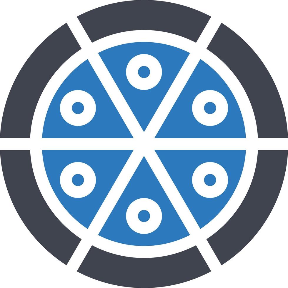 illustrazione vettoriale della pizza su uno sfondo. simboli di qualità premium. icone vettoriali per il concetto e la progettazione grafica.