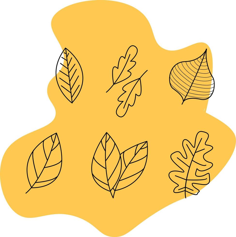 mano disegnato albero rami e le foglie. vettore grafico design ornamento