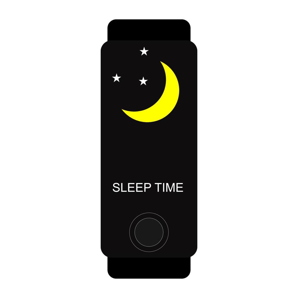 vettore inteligente braccialetto, visualizzazione il tempo dormire.