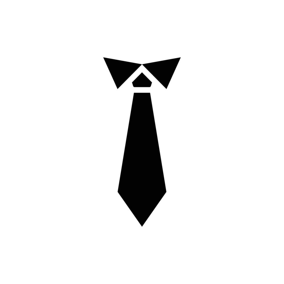 cravatta icona vettore design modello