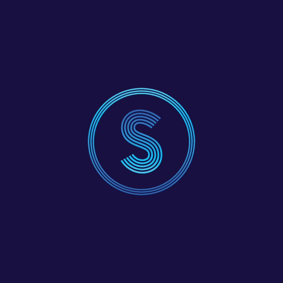 esso logo lettera S Tech azienda digitale logo vettore