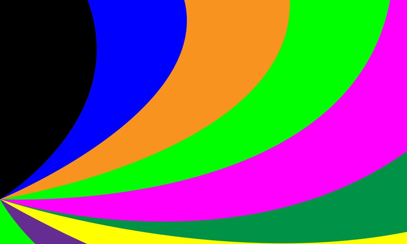 un astratto illustrazione di colorato curvo forme per fondale design. sfondo con moderno onde. vettore