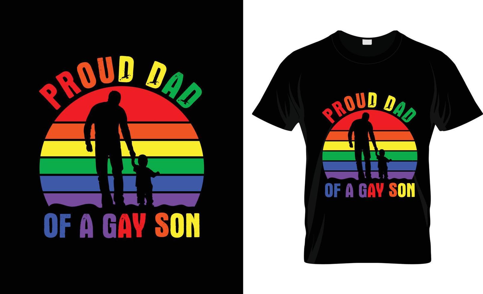 orgoglioso papà di un' gay figlio gay pagato maglietta disegno, gay pagato maglietta slogan e abbigliamento disegno, gay pagato tipografia, gay pagato vettore, gay pagato illustrazione vettore