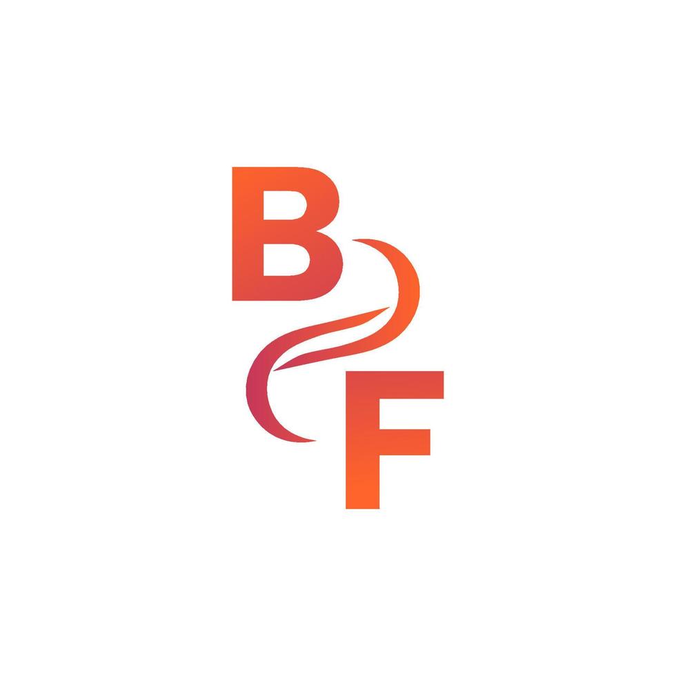 bf pendenza logo per il tuo azienda vettore