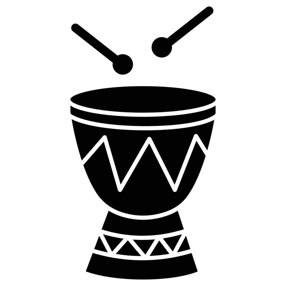 africano tamburo quale può facilmente modificare o modificare vettore