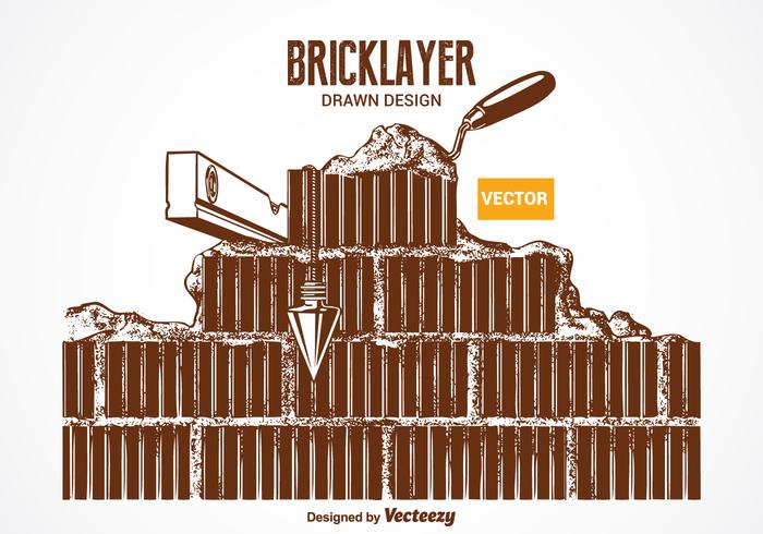 Vector Bricklayer Design gratuito
