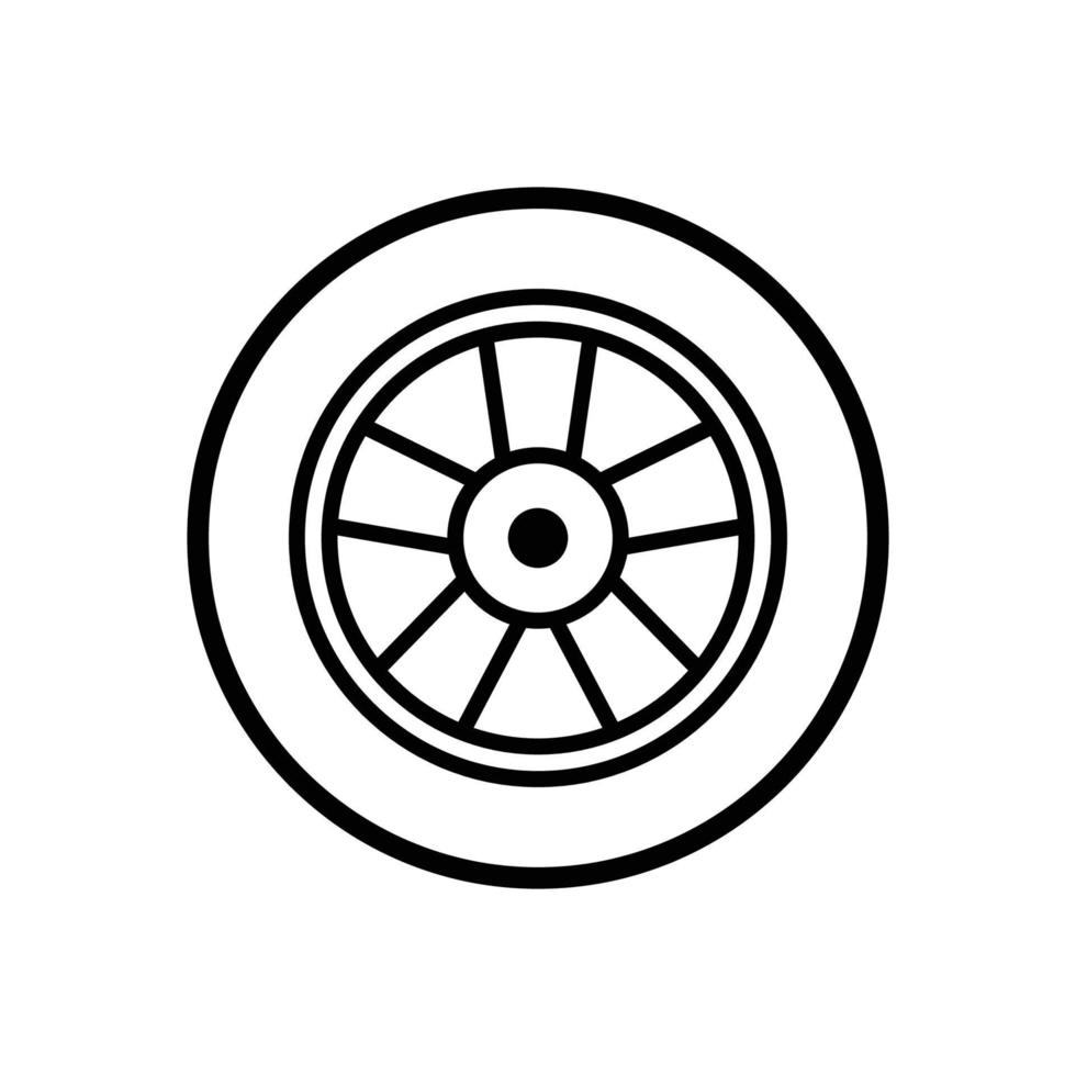 pneumatico icona vettore design modello nel bianca sfondo