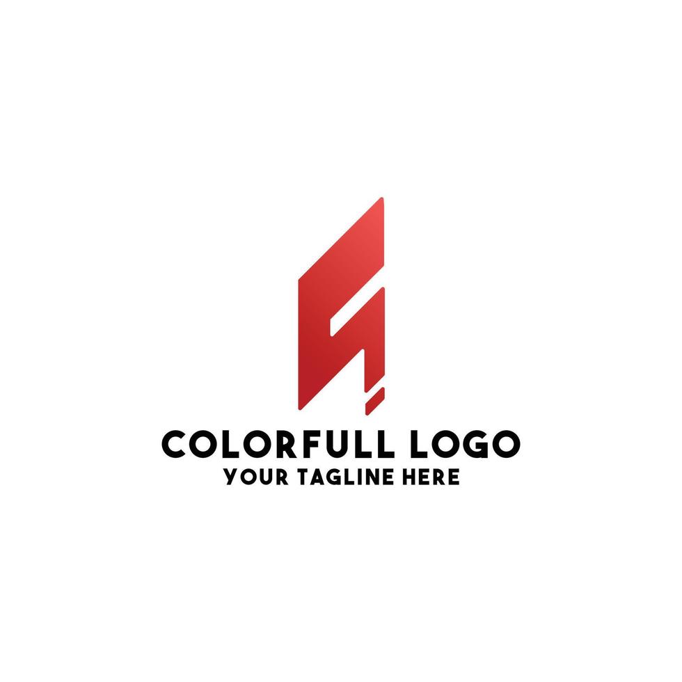 coorporate logo design moderno vettore