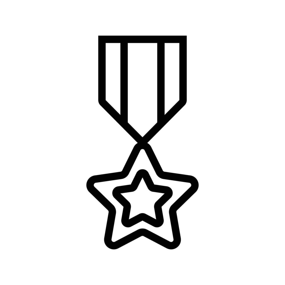 icona del premio medaglia vettore