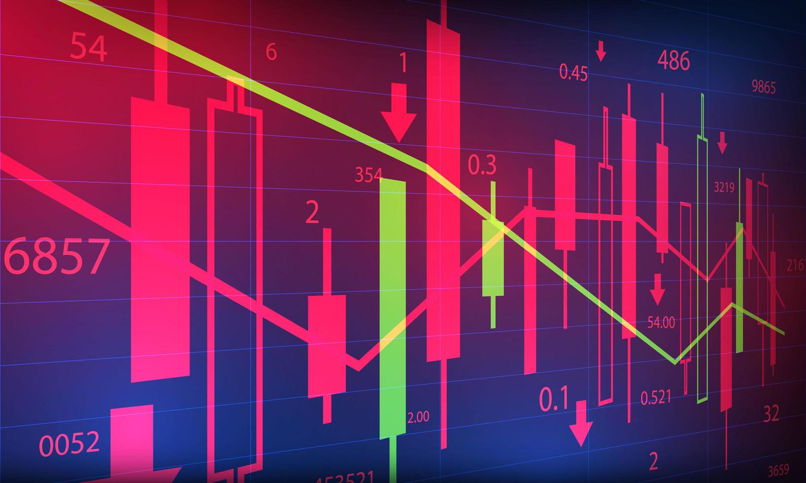 lo sfondo di investimento vettore