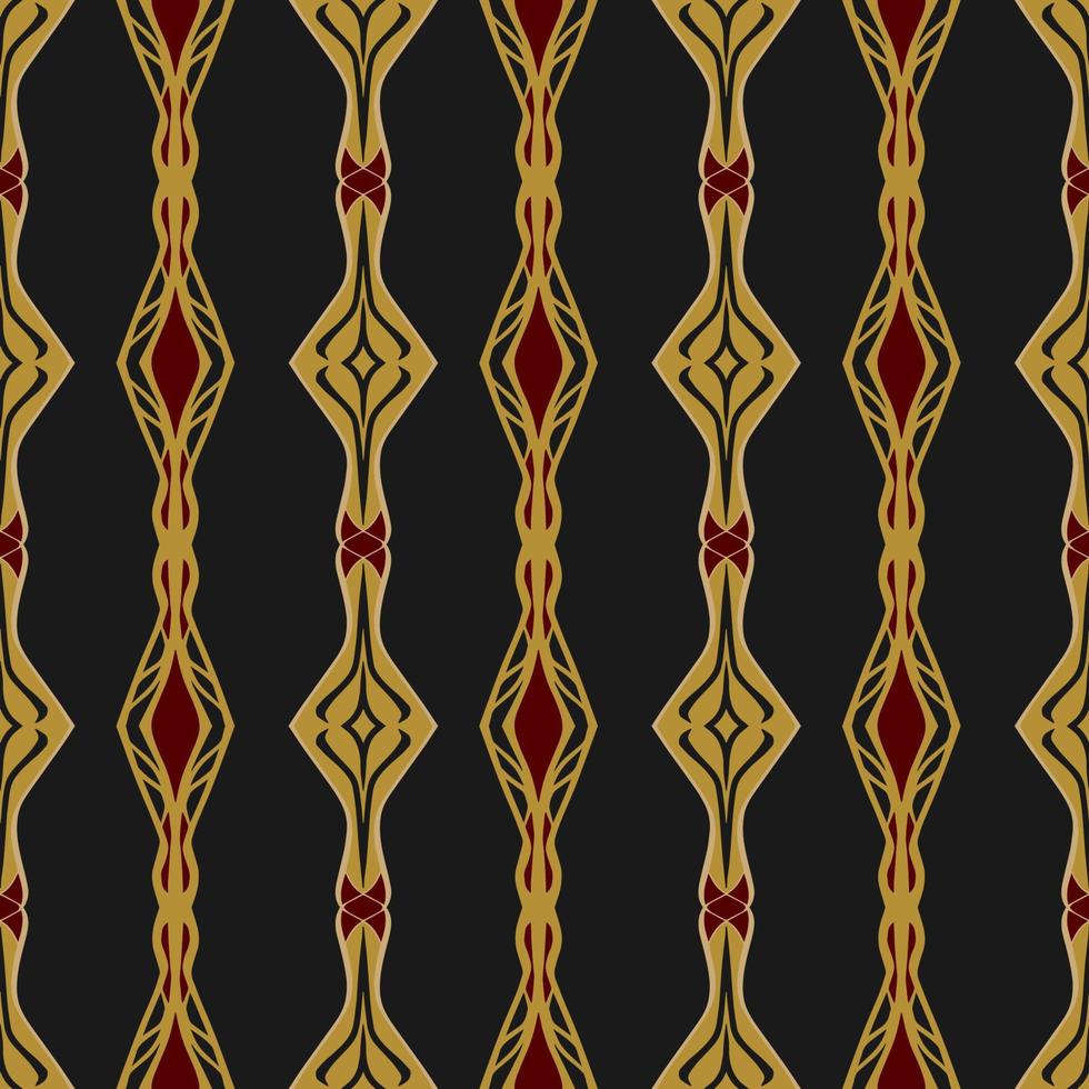 elegante geometrico senza soluzione di continuità modello con tribale forma. progettato nel ikat, boho, azteco, gente, motivo, lusso Arabo stile. ideale per tessuto indumento, ceramica, sfondo. vettore illustrazione.